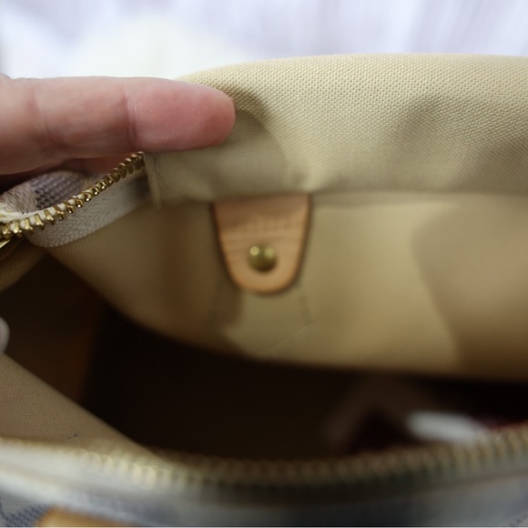 Louis Vuitton Azur Speedy 30 with lock and key - Picture 5 of 10